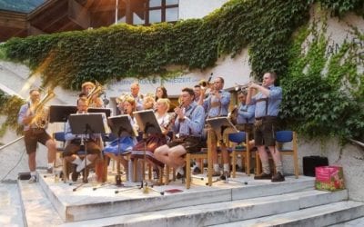 „Huangort“ beim Tiroler Festl mit der Musikkapelle Naturns